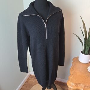 NakedCashmere Aliana Black Sweater Dress